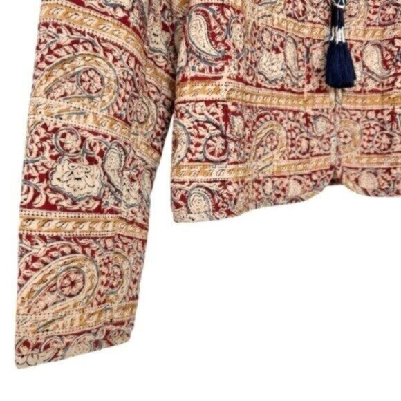 NWOT Alix of Bohemia Camille Pasha Paisley Reverso Quilted Jacket Size M - Picture 6 of 13